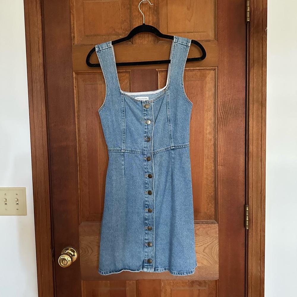 Urban Outfitters Denim Button-Down Dress